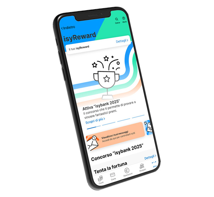 schermata App premi isyReward